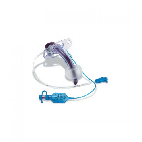Tracheostomická kanyla BLUE LINE ULTRA s nízkotlakovou manžetou „Soft Seal“, „Suctionaid“, PVC